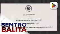 May 9, idineklara bilang special non-working holiday ni Pres. Duterte