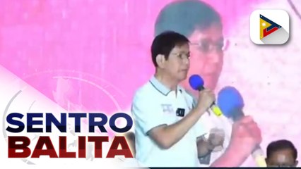 Sen. Lacson, mainit na tinanggap sa Maguindanao at Cagayan de Oro;