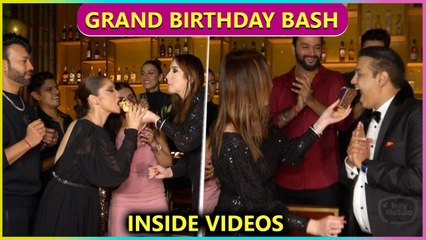 Inside Video Of Rahul Mahajan's Wife Natalya's Grand Birthday Bash | Ankita, Monalisa & More