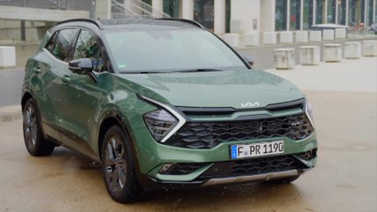 Kia Sportage Exterior Design in Green