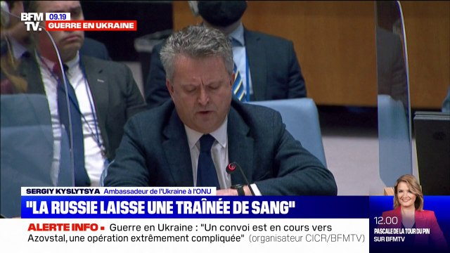 Sergiy Kyslytsya, ambassadeur de l'Ukraine à l'ONU: L'ambassadeur russe laisse derrière lui une traînée de sang