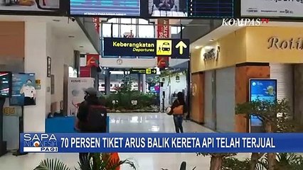 Video herunterladen: Per Jumat 6 Mei 2022, 300 Ribu Tiket Kereta Api Arus Balik Lebaran Sudah Terjual