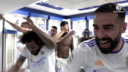Real de Madrid - Manchester City : l'explosion de joie des Madrilènes dans le vestiaire
