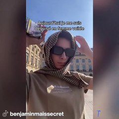 Benjamin Ledig publie une vidéo ''déguisé'' en femme voilée avant de la supprimer, nouveau scandale pour l'influenceur
