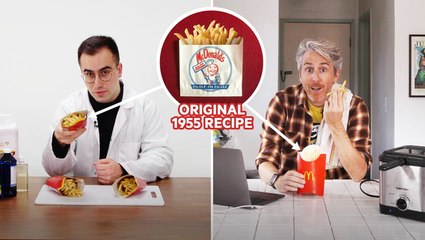 We made Mcdonald's original 1955 fries and compared them to modern Mcdonald's fries