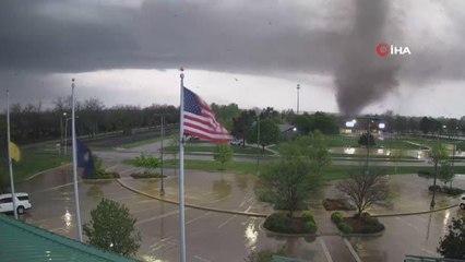 Kansas'taki hortum felaketinin yeni görüntüsü ortaya çıktı