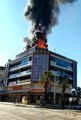 Hatay'da alışveriş merkezinin teras katındaki kafede yangın çıktı