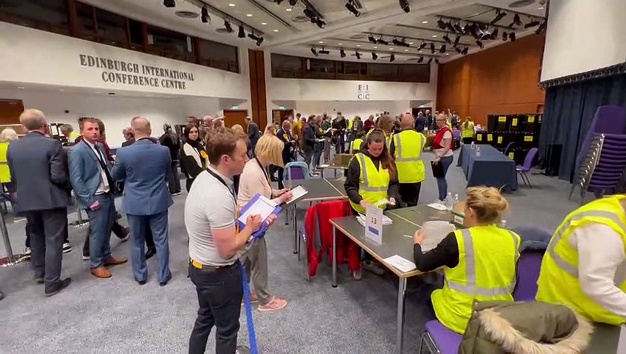 Watch the Local Election 2022 count get underway in Edinburgh - video ...