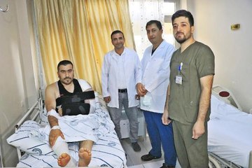 BACAĞINDAN ALINAN KEMİKLE, KOLU KESİLMEKTEN KURTULDU