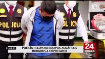 Barranco: Capturan a delincuentes que robaron costosos equipos acuáticos