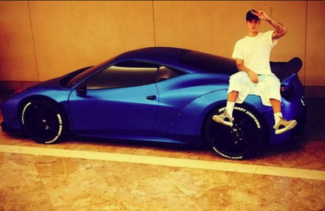 Justin Bieber auf schwarzer Liste – keine Ferraris mehr für ihn