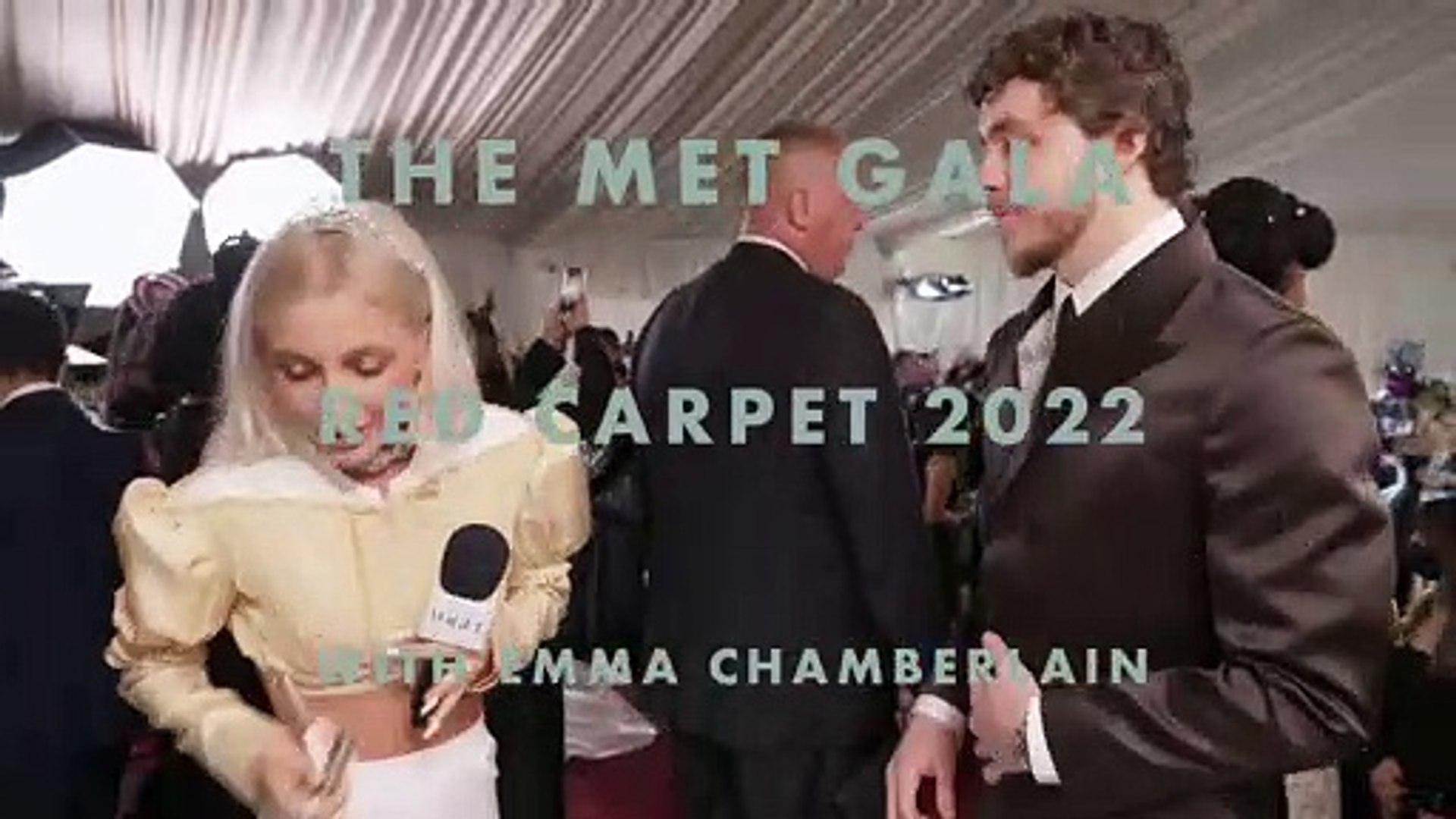 Jack Harlow on His Dark Chocolate Met Gala Suit, Met Gala 2022 With Emma  Chamberlain