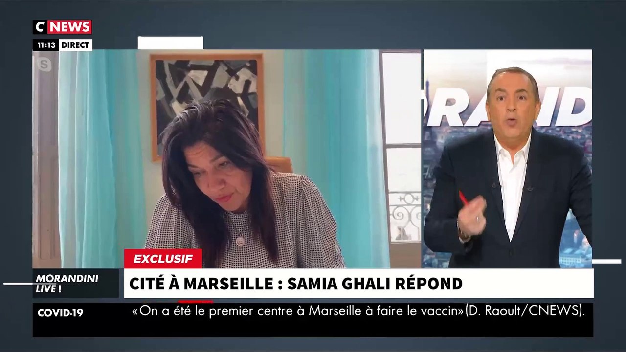 Le ton monte en direct dans "Morandini Live" entre Samia Ghali, maire-adjointe de Marseille, et une habitante de la cité Kallisté: "Vous venez que quand vous êtes en campagne ! On est pire que les favelas !" - VIDEO
