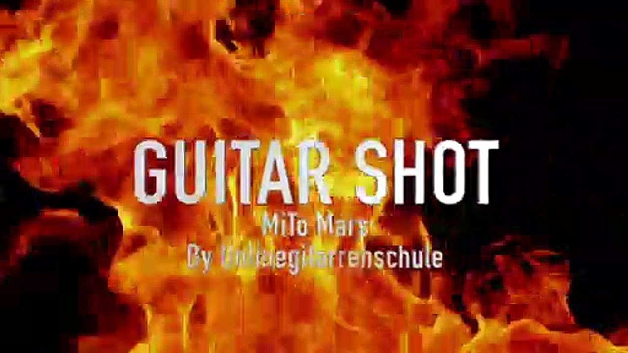 Cooler schneller Gitarrenlauf über das Griffbrett Daily guitar Licks