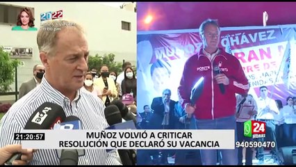 Dejó la alcaldía: Jorge Muñoz se despidió de trabajadores y vecinos de Lima