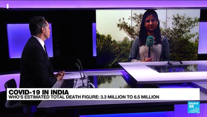 India: WHO estimates Covid killed 3.3 to 6.5 million in 2020-21