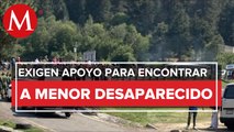 Pobladores bloquean autopista México-Puebla; acusan robo de un menor de edad