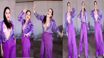 Urfi Javed ने शर्ट के बटन खोल Ranveer Singh के गाने पर किया dance, Video Viral | FilmiBeat