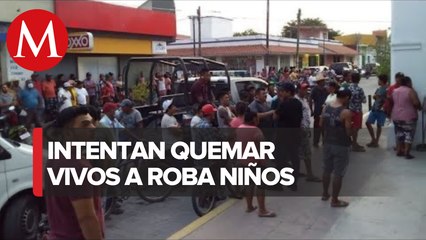 En Oaxaca, intentan linchar a 5 personas que trataron de robarse a 2 menores