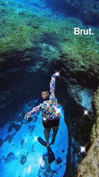 Para este apneísta, no hay cuerpo que no tenga cabida en el agua