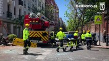 Catorce heridos tras una fuerte explosión en un edificio de viviendas del barrio de Salamanca de Madrid
