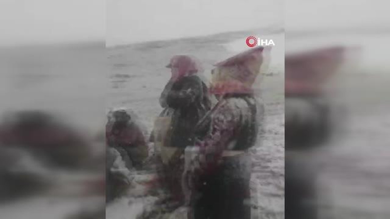 Pancar toplamak için gittikleri yaylada mahsur kaldılar