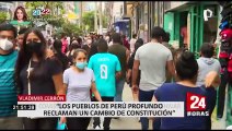 Vladimir Cerrón: “Los pueblos del Perú profundo reclaman un cambio de Constitución”