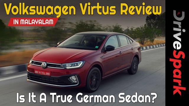 Volkswagen Virtus Malayalam Review | Turbo-Petrol Engine | Performance, Boot Space, Ride Comfort
