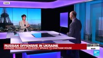 Analysis: Ukrainian President Zelensky spoke to Chatham House