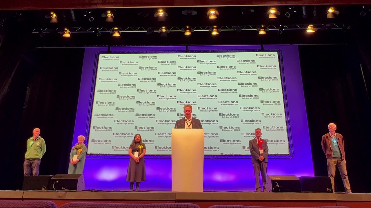 Local Elections 2022 Edinburgh Ward 15 - Southside /Newington  (1  Greens / 2 LibDems / 3 SNP / 4 Labour)