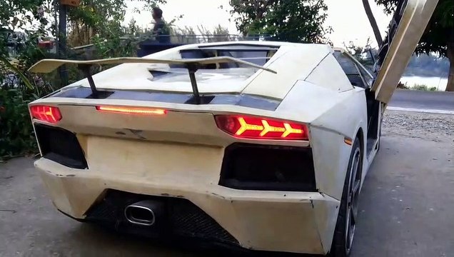 Cet habitant thaïlandais passionné de belles voitures s'est fabriqué sa propre Lamborghini