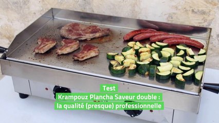 Test Krampouz Plancha Saveur double : la qualité (presque) professionnelle