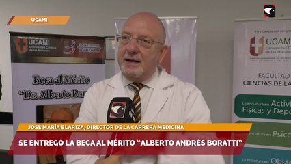 Se entregó la beca al mérito “Alberto Andrés Boratti”