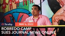Robredo’s spokesman sues Journal News Online writer, publisher for cyber libel