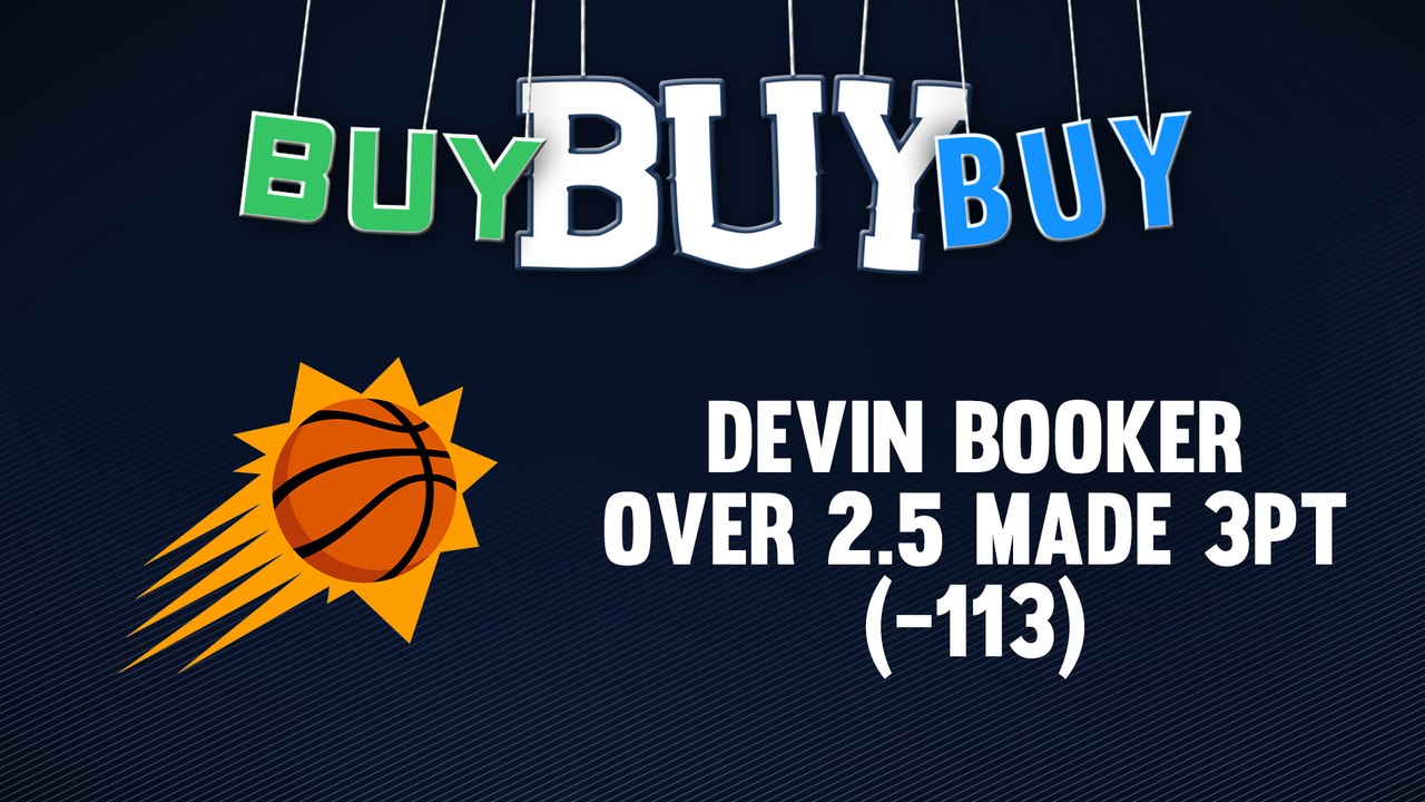 Back Devin Booker To Go Over 2.5 Made Threes (-113) Vs. Mavericks