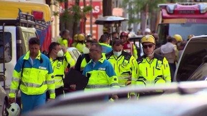 Registrados al menos 19 heridos en la explosión del distrito de Salamanca de Madrid