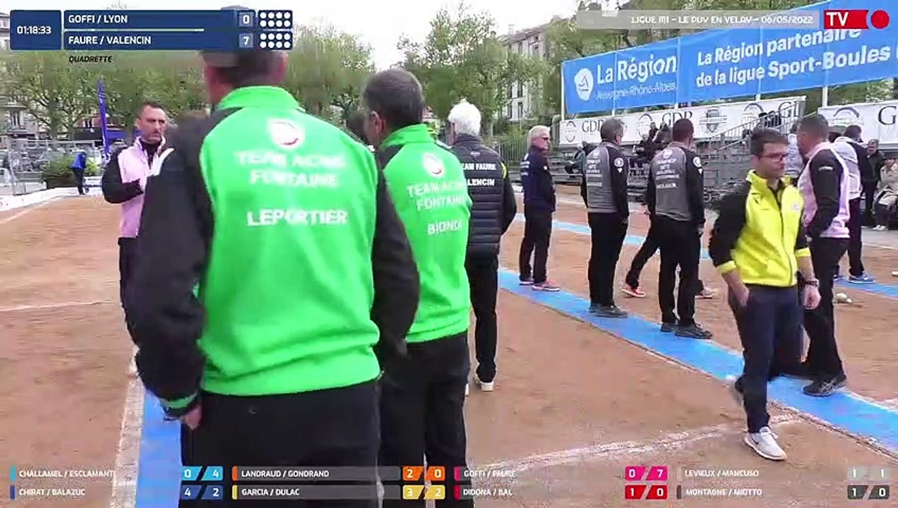 Ligue Sport Boules M1 / Plan serré / Le puy en velay / Vendredi 6 Mai