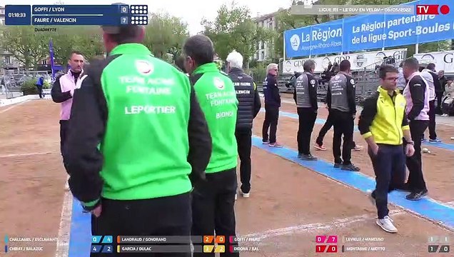 Ligue Sport Boules M1 / Plan serré / Le puy en velay / Vendredi 6 Mai