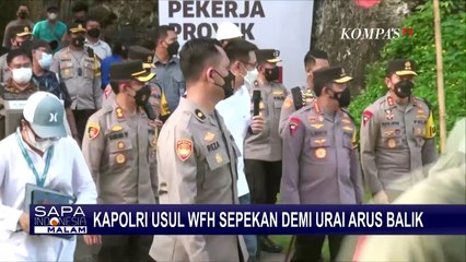Kapolri Usulkan Instansi Swasta hingga Pemerintahan Berlakukan WFH Demi Urai Arus Balik