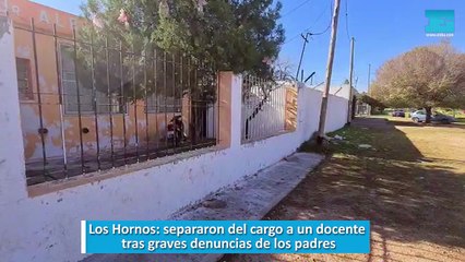 Los Hornos, separaron del cargo a un docente tras graves denuncias de los padres