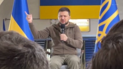 Zelensky Says Russian Withdrawal Necessary for Peace Talks to Begin