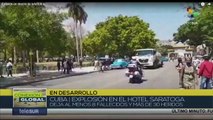 Ocho fallecidos y más de 30 heridos tras explosión en Hotel Saratoga en La Habana