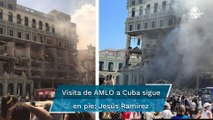 Marcelo Ebrard lamenta explosión del hotel Saratoga, en La Habana