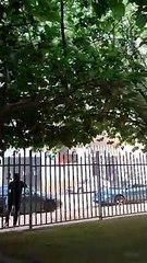 Incendio en un edificio municipal de Rincón de la Victoria.