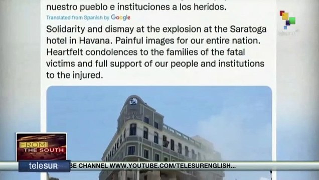Cuba: Foreign Minister expresses solidarity with hotel explosion victims