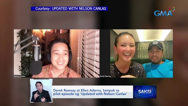 Derek Ramsay at Ellen Adarna, tampok sa pilot episode ng 'Updated with Nelson Canlas' | Saksi