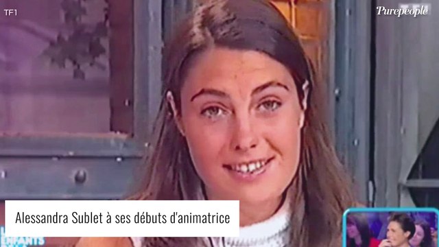 Alessandra Sublet méconnaissable : Les cheveux longs et bouboule , photos de sa sale période !