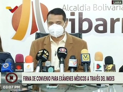 Alcaldía de Iribarren firma convenio con empresa privada para la atención de pacientes oncológicos