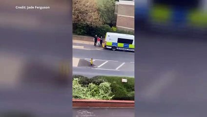 The incident happened in Luton Road, Chatham on Friday evening