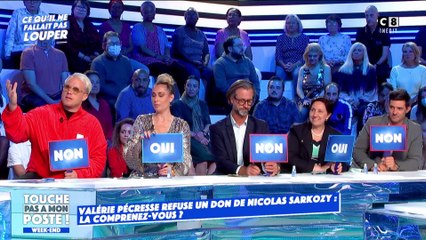 Valérie Pécresse refuse le don de Nicolas Sarkozy, l'équipe de TPMP donne son avis